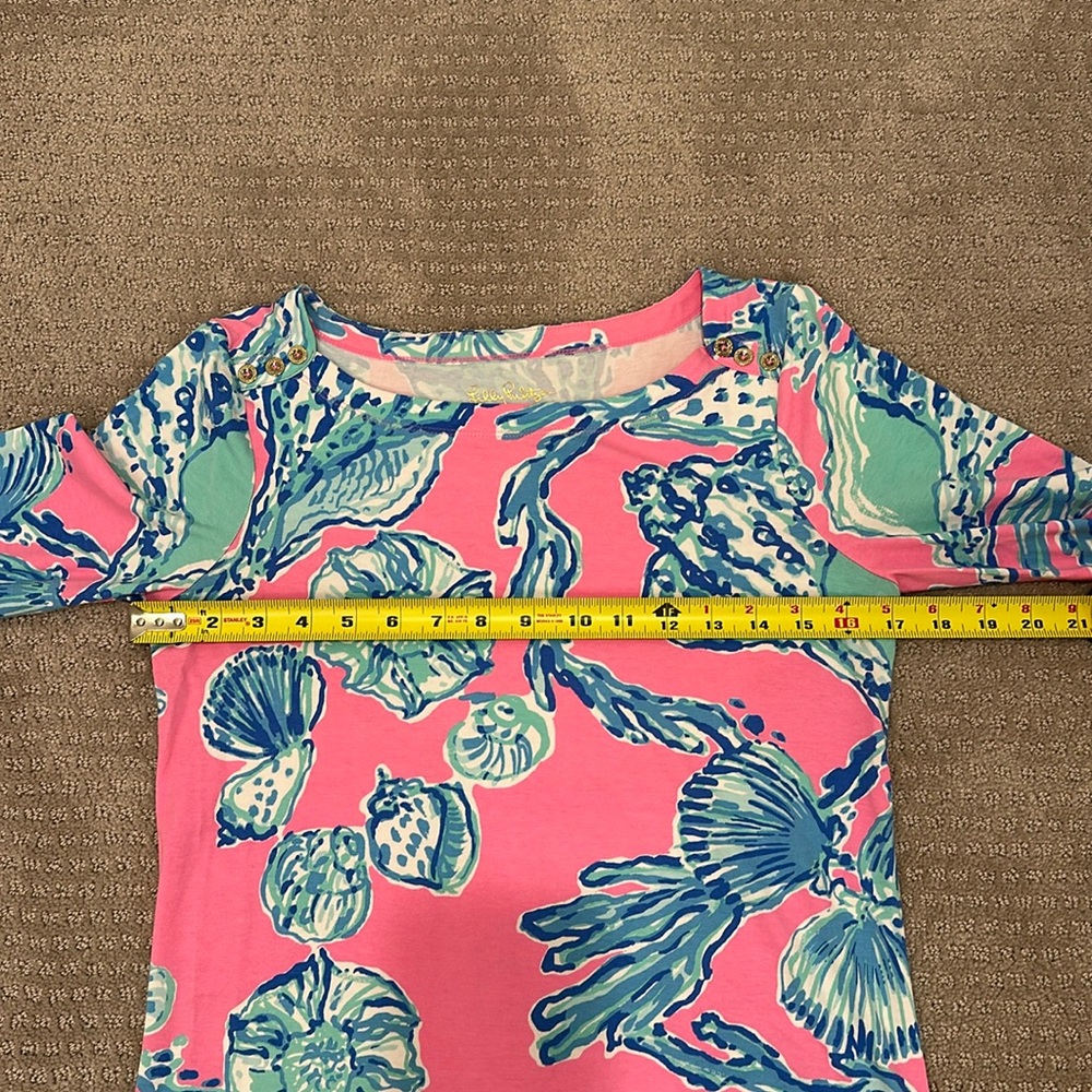 Lily Pulitzer Sophie Shift Dress 3/4 sleeve - Small - Picture 11 of 14